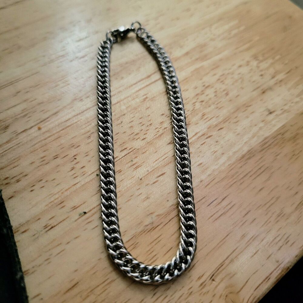 Cuban Link Men's Bracelet Silver-Tone Modern Trendy